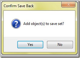 Save Set Save Options