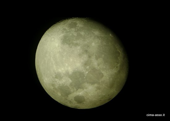 La Luna attraverso il telescopio del team DeepSpace Lecco