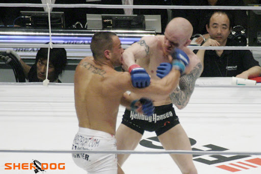 Eddie Alvarez (white trunks) vs. Joachim Hansen