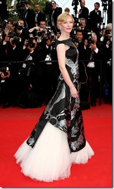 Cate Blanchett Wearing A Dress By Alexander McQueen And Jewellery By Van Cleef & Arpels