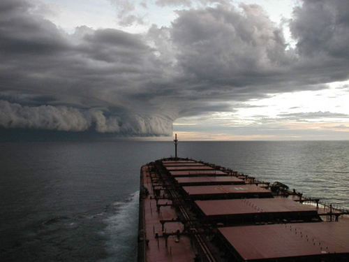 Hurricane Open Ocean