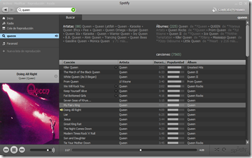 captura de spotify