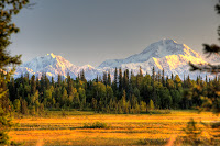 Denali from south of the Denali National Park