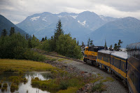 Alaska Railroad along Turnagain Arm