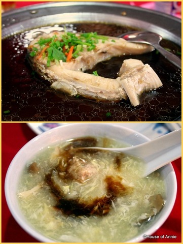 [Hung Kiew Kee Restaurant Sarikei steamed fish egg drop soup with sea cucumber[2].jpg]