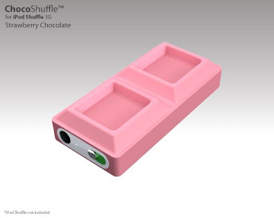 strawberrychocolateipodshuffle 巧克力+图钉,猜猜是什么