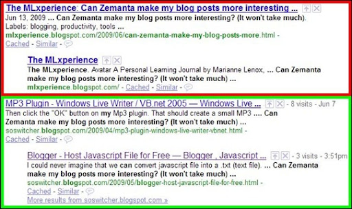 google blogger icon. Can Zemanta make my log posts