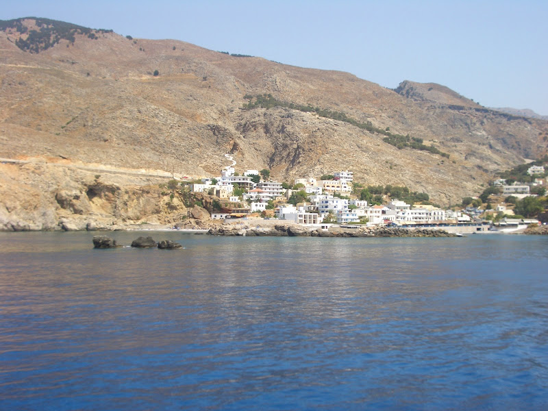 Crete town from boat Crete town from boat