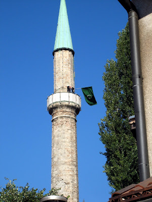 My Favorite Sarajevo Picture - Calling out the Prayer without Amplification