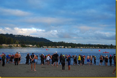 Lake Samammish Triathlon Swim Area