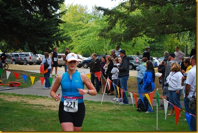Lake Samammish Triathlon Finish