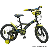 Sepeda Anak WIMCYCLE BATMAN 18 Inci