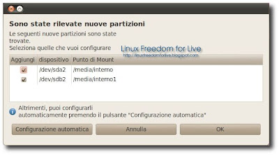 Strumento di Configurazione NTFS Ubuntu