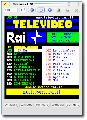 Televideo 0.43 su Kubuntu 9.04 Jaunty