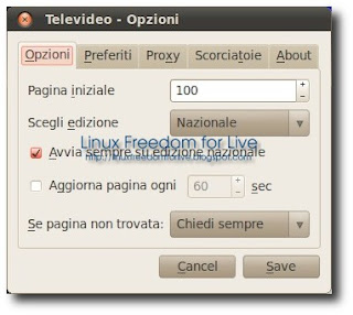 Televideo Ubuntu