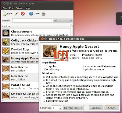 Recipe Manager Ubuntu