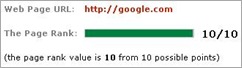 google.com page rank check