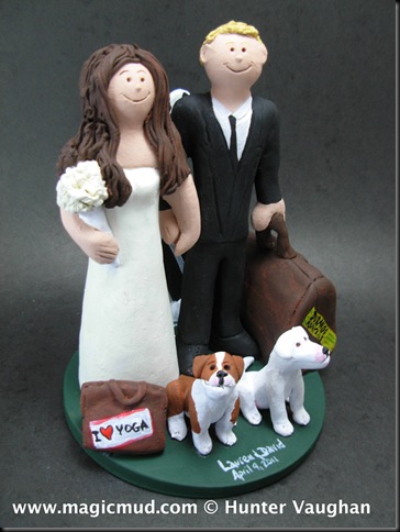 I Love Yoga Wedding Cake Tiopper
