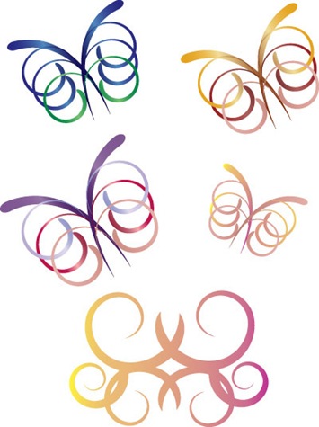 butterfly ornaments
