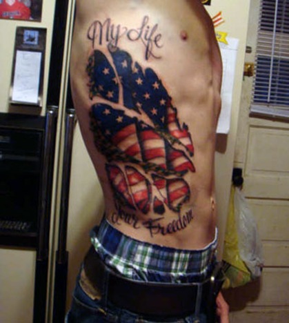 Phil Young - Military Pin Up aztec tribal tattoos_04. Phil Young - Military Pin Up