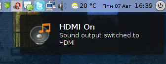 hdmi switcher for pulseaudio