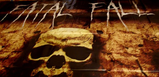 fatal fall, fatalfall, vinyl banner, band banner