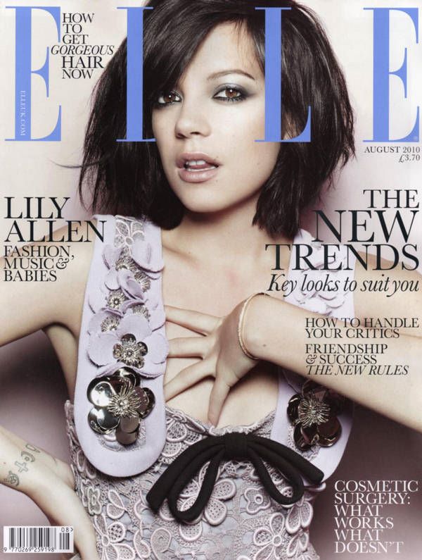Lily Allen In UK Elle August 2010
