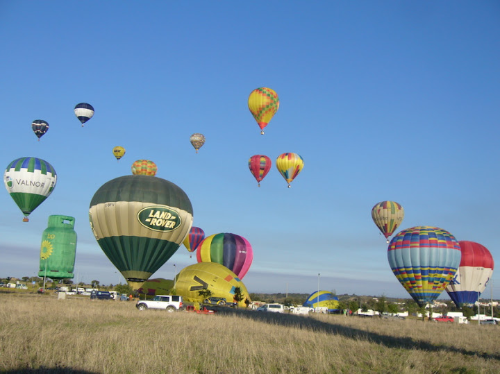 Ballonvaart in Portugal