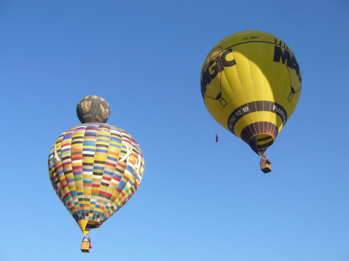 Ballonvaart in Portugal
