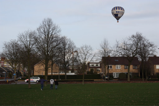 Ballonvaart op 27 Maart 2010 met een vertrek vanuit Harderwijk en een landing in Wapenveld
