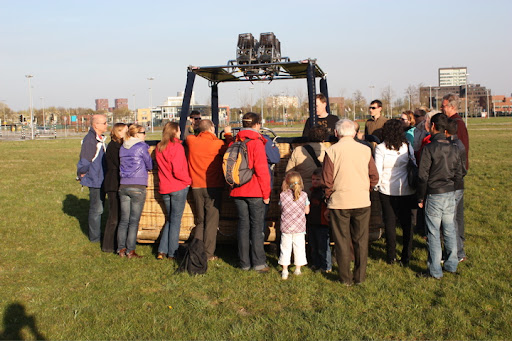 Ballonvaren vanuit Utrecht over Nieuwegein, Vianen en Schoonrewoerd naar Rhenoy