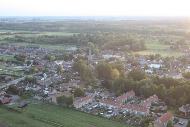 Ballonvaart Amersfoort over de Utrechtse heuvelrug naar Wijk bij duurstede.