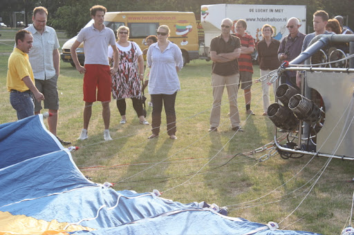 Ballonvaart van Karpendonkse plassen Eindhoven naar Sterksel.