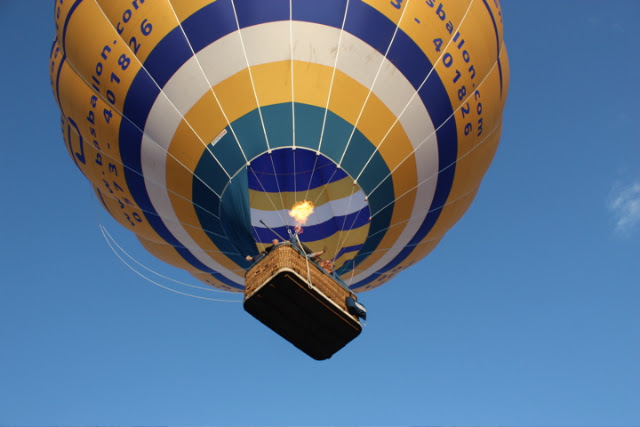 Ballonvaart vanuit Eindhoven naar Mill tijdens Eindhoven ballooning.