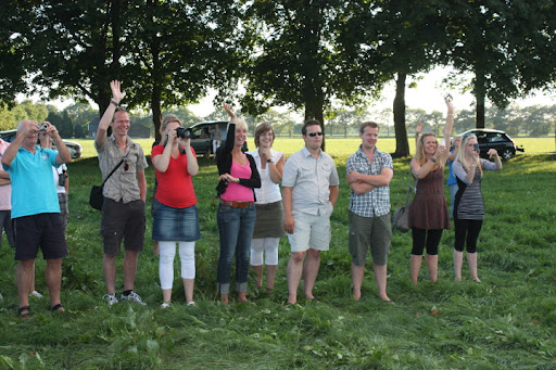 Ballonvaren met een groep van Exel naar Markelo.