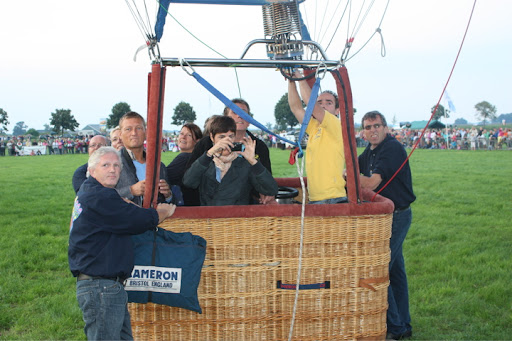 Ballonvaren in Hasselt naar Rouveen met het ballon festijn.