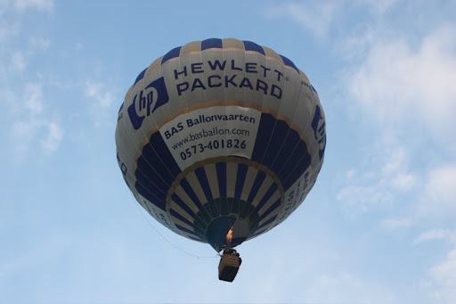 Ballonvaren in Hasselt naar Rouveen met het ballon festijn.