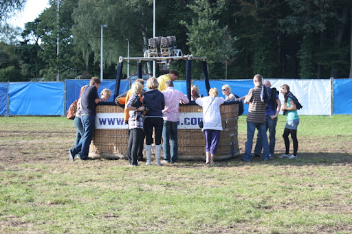 Ballonvaren vanuit Colemsgate naar Voorstonden bij Zutphen.