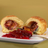 Kukuruzne okruglice sa šljivama/Corn dumplings with plums