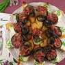 Bruschette s patlidžanom, sirom i budžolom/Bruschette with eggplant, cheese and smoked pork neck