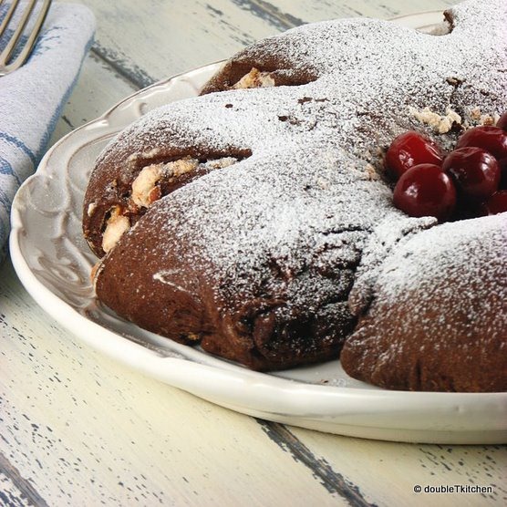 yeasted meringue coffe cake 5