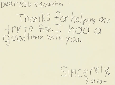 thank you note