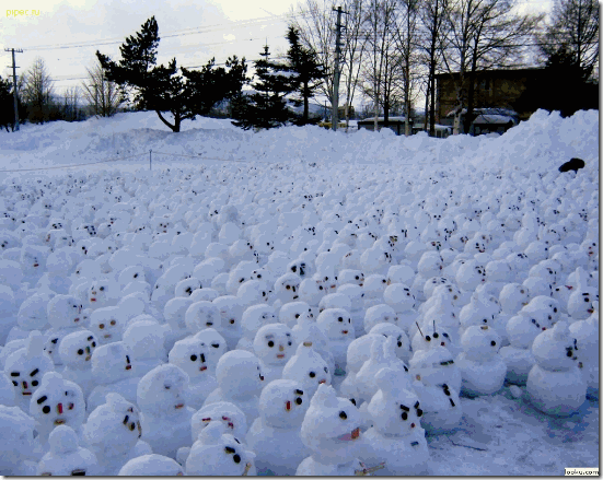 snowmen protest