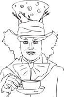 mad-hatter-tea-party-coloring-page mad-hatter-tea-party-coloring-page