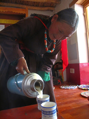 Tibetian butter tea! Gur Gur Cha!