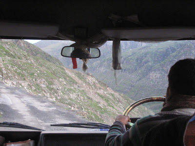 The driver vs the road. 