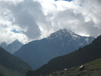 snow-capped mountains!