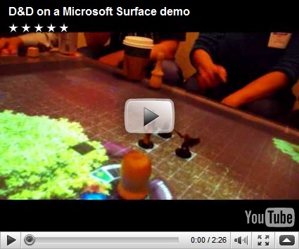  Dungeons & Dragons de mesa + Microsoft Surface