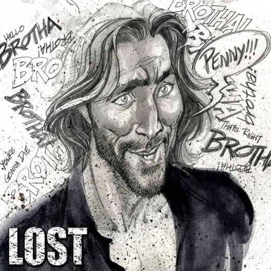  Caricaturas de personagens de Lost