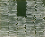 040 - Le Dossier - 1993<br />
46 x 38 - Acrylique sur toile